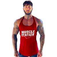 Musclestation Toughman Tank Workout Fitness Atlet Mor