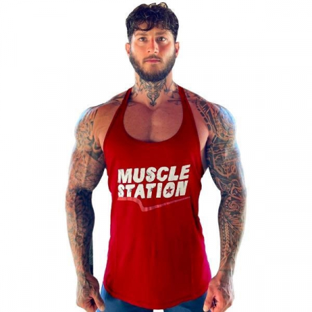 Musclestation Toughman Tank Workout Fitness Atlet Mor