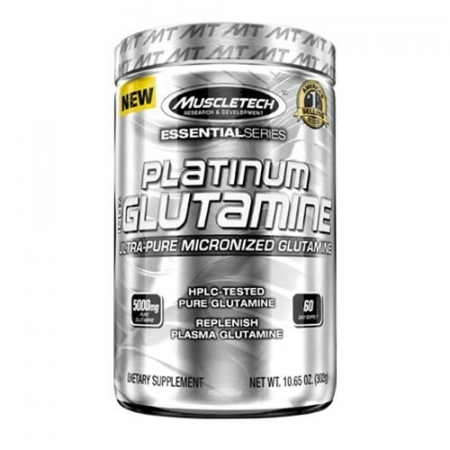 Muscletech Essential Series Platinum %100 Ultra-Pure Micronized Glutamine