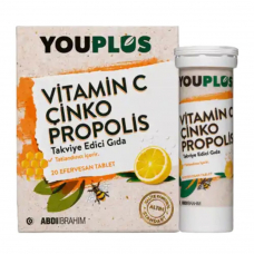 Youplus Vitamin C Çinko Propolis Efervesan